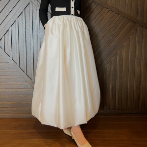 Damalys Collection Baloon Skirt White